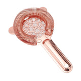 Cocktail Strainer Stainless Steel Gorgeous Glossy Bartending Ice Strainer for Bar Bartender Rose Gold