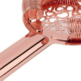 Cocktail Strainer Stainless Steel Gorgeous Glossy Bartending Ice Strainer for Bar Bartender Rose Gold