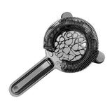 Cocktail Strainer Stainless Steel Gorgeous Glossy Bartending Ice Strainer for Bar Bartender Plated Black
