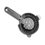 Cocktail Strainer Stainless Steel Gorgeous Glossy Bartending Ice Strainer for Bar Bartender Plated Black - Extra Image