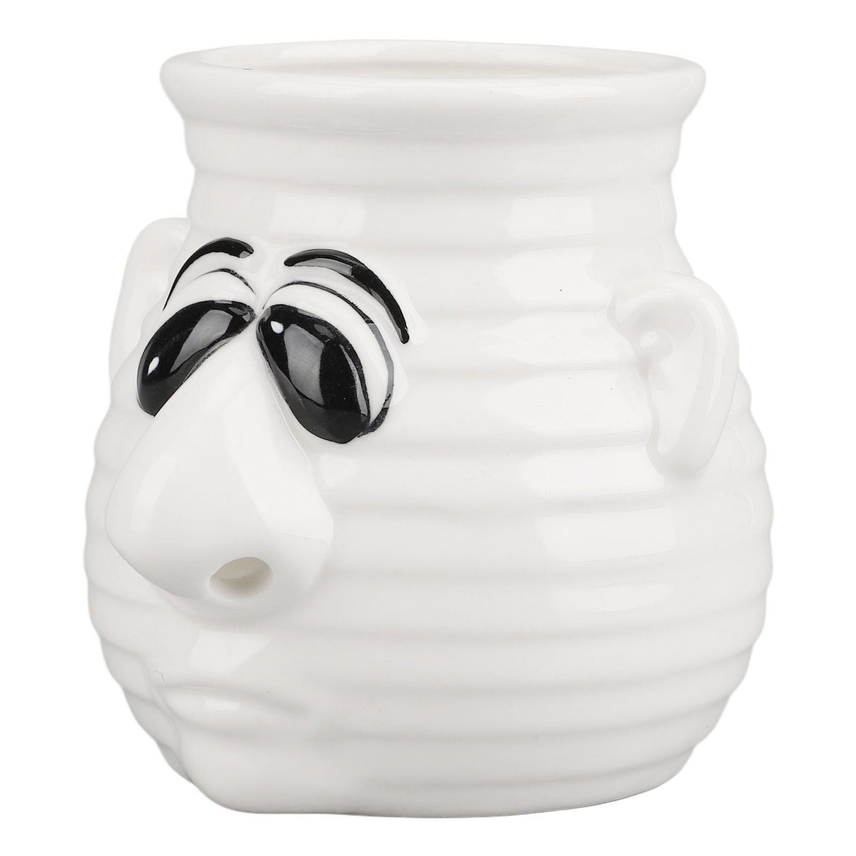 Egg Separator Funny Snot Nose Easy Operation Durable Ceramic Time Saving Egg White Separator for Egg Kitchen