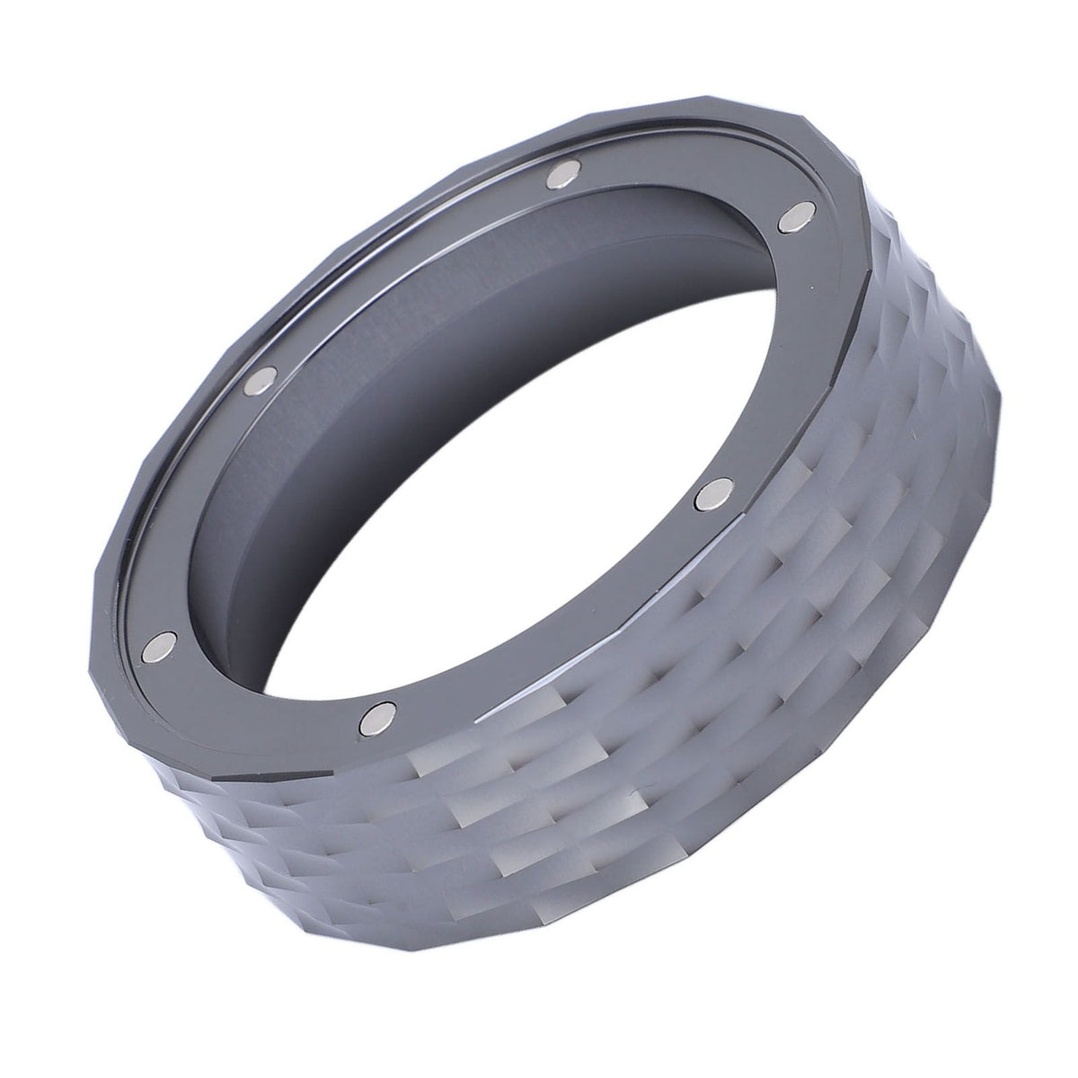 Dosing Funnel Aluminum Alloy Coffee Machine Portafilter Magnetic Coffee Dosing Ring for Home Office