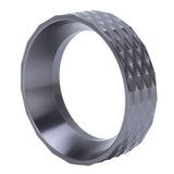 Dosing Funnel Aluminum Alloy Coffee Machine Portafilter Magnetic Coffee Dosing Ring for Home Office - Rear View