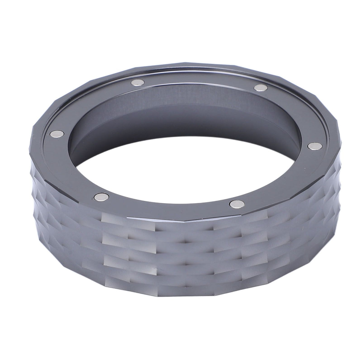 Dosing Funnel Aluminum Alloy Coffee Machine Portafilter Magnetic Coffee Dosing Ring for Home Office