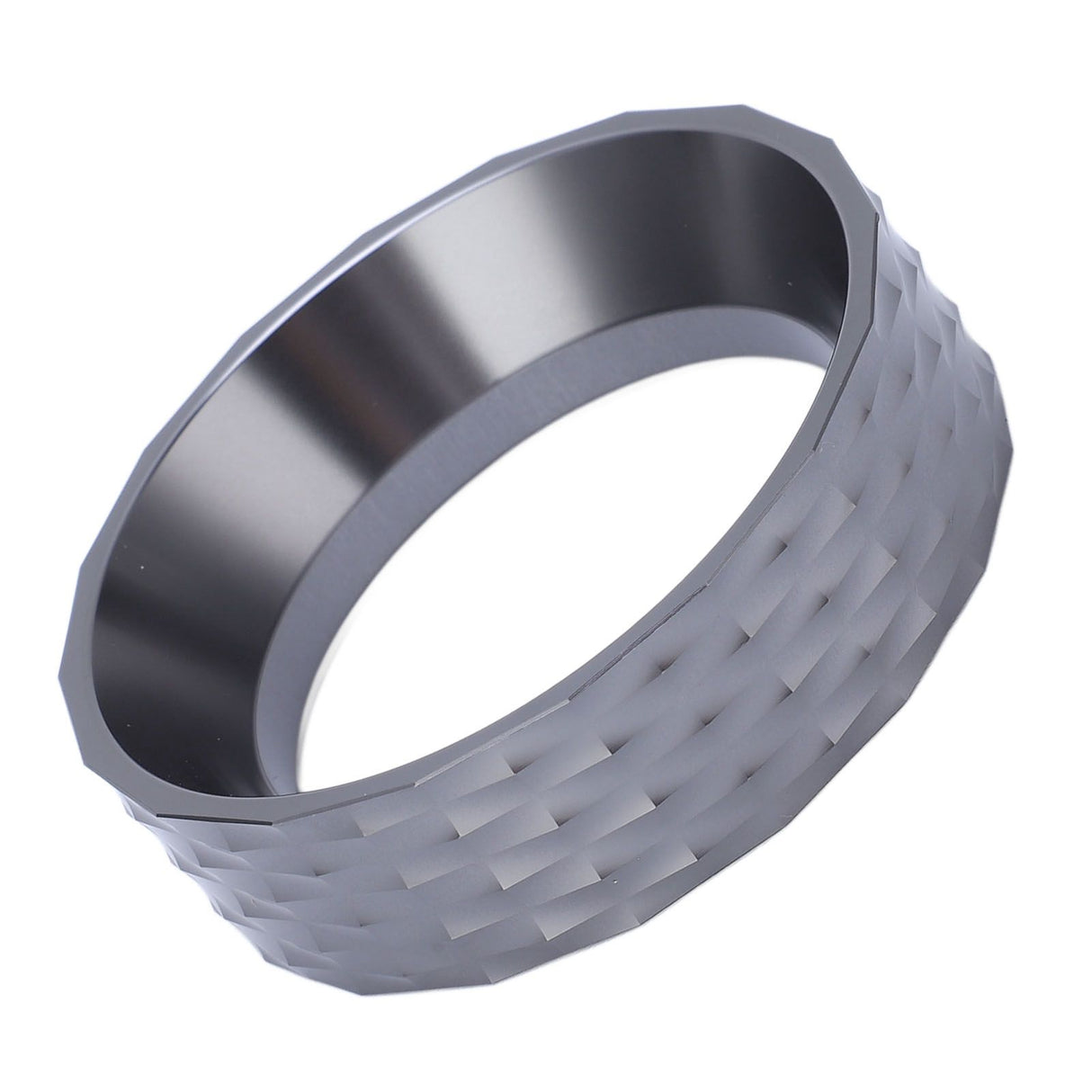 Dosing Funnel Aluminum Alloy Coffee Machine Portafilter Magnetic Coffee Dosing Ring for Home Office