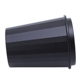 51mm Coffee Dosing Cup Aviation Aluminum Alloy Cup Powder Feeder for Coffee Maker Bean Grinder Kitchen Black - Front View
