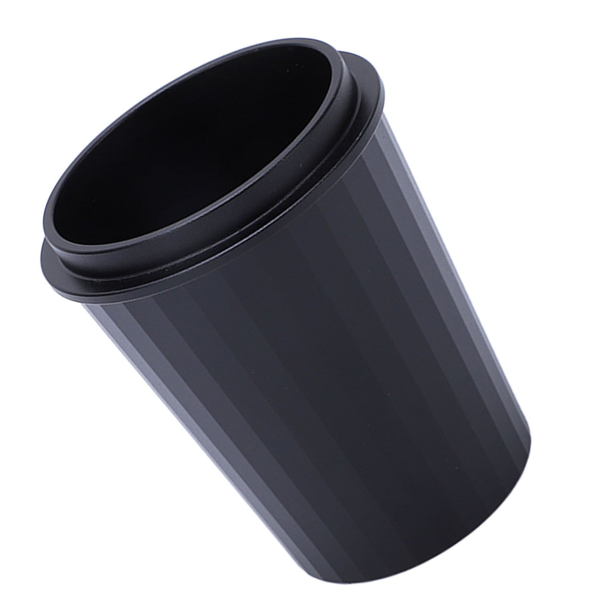51mm Coffee Dosing Cup Aviation Aluminum Alloy Cup Powder Feeder for Coffee Maker Bean Grinder Kitchen Black