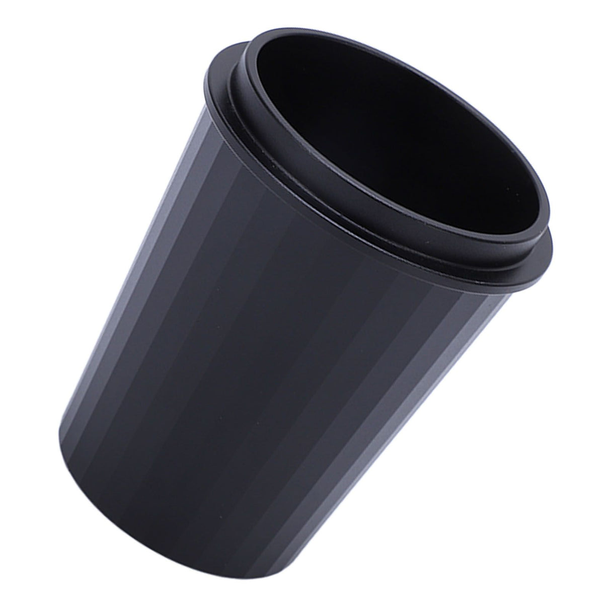 51mm Coffee Dosing Cup Aviation Aluminum Alloy Cup Powder Feeder for Coffee Maker Bean Grinder Kitchen Black