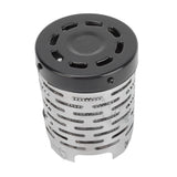 Camping Heating Stove Cover Stainless Steel High Temperature Resistant Camping Mini Heater Tent Heating Cover - Front View