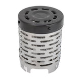 Camping Heating Stove Cover Stainless Steel High Temperature Resistant Camping Mini Heater Tent Heating Cover