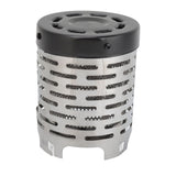 Camping Heating Stove Cover Stainless Steel High Temperature Resistant Camping Mini Heater Tent Heating Cover