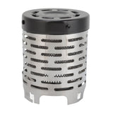 Camping Heating Stove Cover Stainless Steel High Temperature Resistant Camping Mini Heater Tent Heating Cover