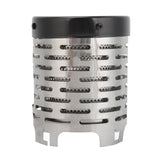 Camping Heating Stove Cover Stainless Steel High Temperature Resistant Camping Mini Heater Tent Heating Cover - Extra Image