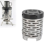 Camping Heating Stove Cover Stainless Steel High Temperature Resistant Camping Mini Heater Tent Heating Cover