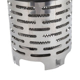 Camping Heating Stove Cover Stainless Steel High Temperature Resistant Camping Mini Heater Tent Heating Cover