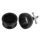 Adjustable Coffee Distributor Food Grade Metal Rotating Handle Fixed Cover 22 Needles Coffee Powder Distributor Black 53mm