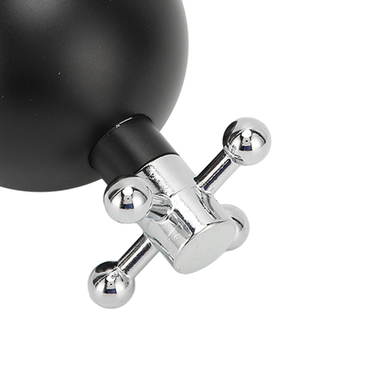 Adjustable Coffee Distributor Food Grade Metal Rotating Handle Fixed Cover 22 Needles Coffee Powder Distributor Black 53mm