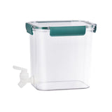 Cold Water Kettle Large Capacity Thicken Faucet Sealed Drink Storage Pot for Kitchen Green-3.5L