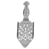 Absinthe Filter Spoon Stainless Steel Hollow Wormwood Cocktail Spoon Sugar Cube Filte Spoon for Bartending Silver