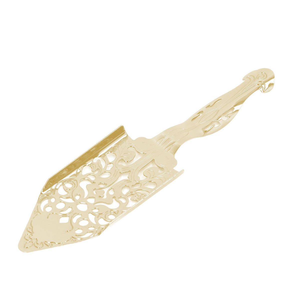 Absinthe Filter Spoon Stainless Steel Hollow Wormwood Cocktail Spoon Sugar Cube Filte Spoon for Bartending Gold