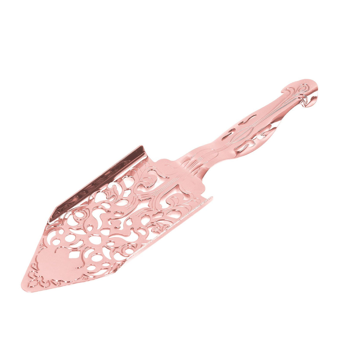 Absinthe Filter Spoon Stainless Steel Hollow Wormwood Cocktail Spoon Sugar Cube Filte Spoon for Bartending Rose Gold