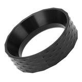 Coffee Dosing Funnel Professional Spill Proof Polished Process 53mm Dosing Funnel for Coffee Making Black - Close-Up Angle