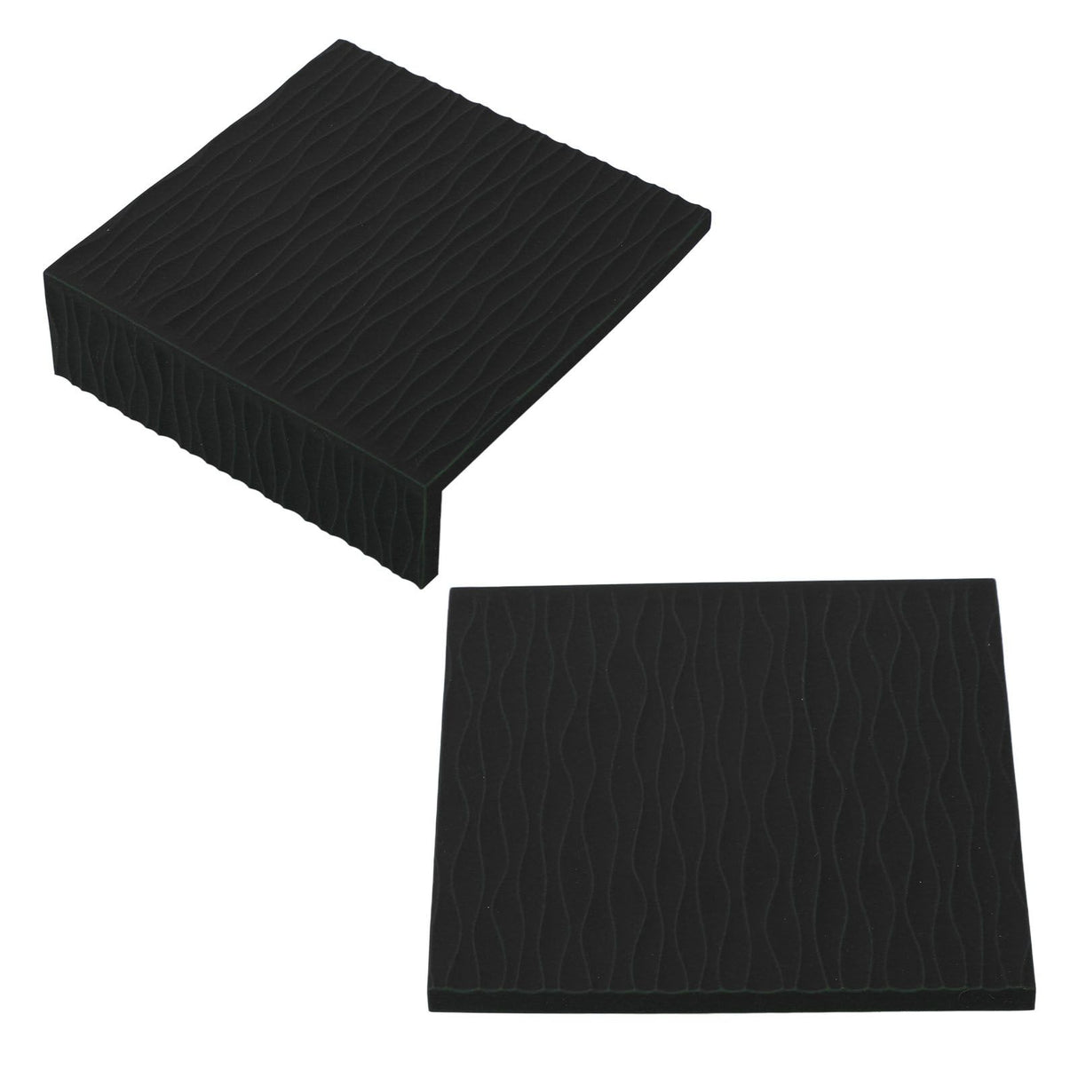 Anti Slip Coffee Tamping Mat Food Grade Silicone Tamper Mat for Home Kitchen Bar Coffee Shop Black