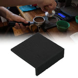 Anti Slip Coffee Tamping Mat Food Grade Silicone Tamper Mat for Home Kitchen Bar Coffee Shop Black