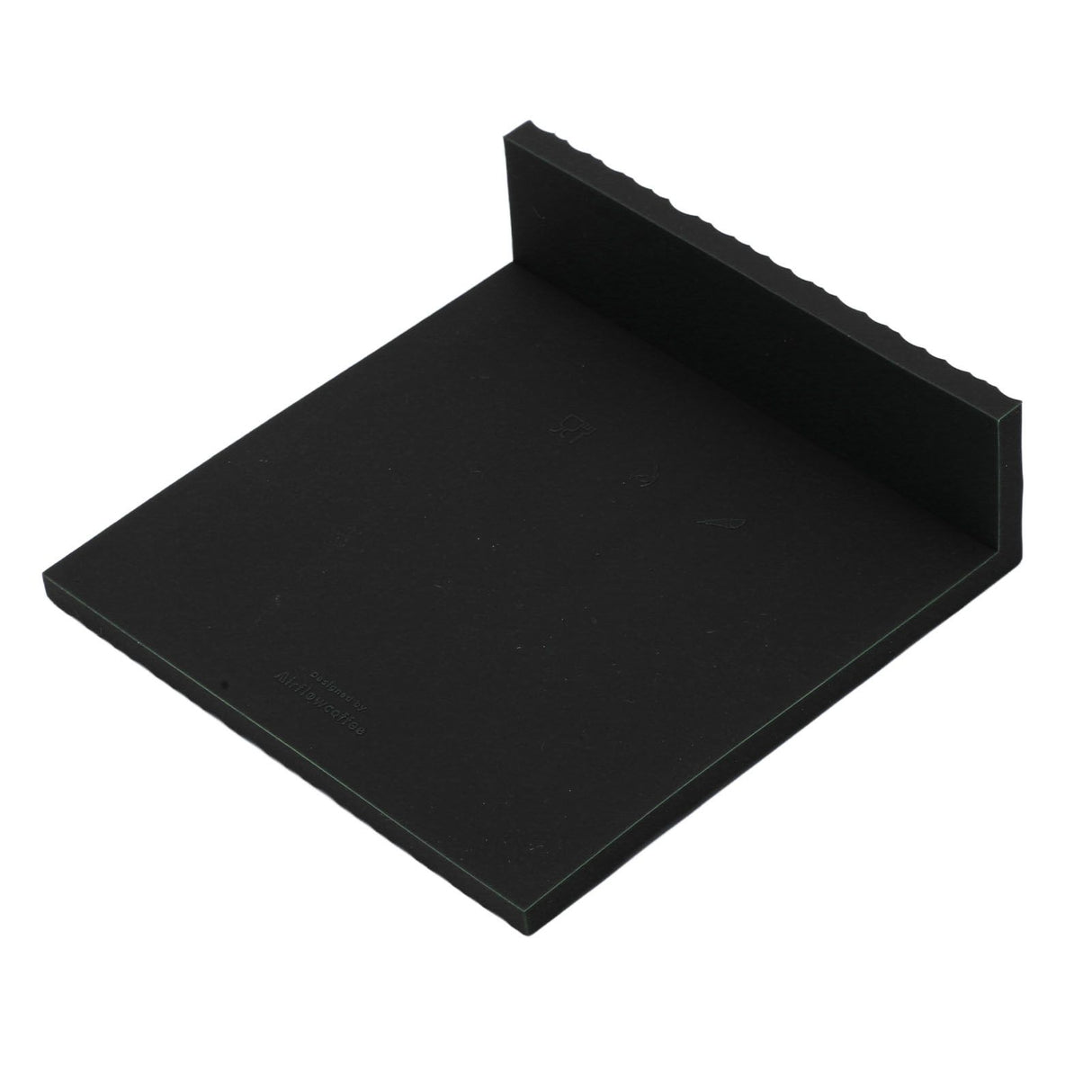 Anti Slip Coffee Tamping Mat Food Grade Silicone Tamper Mat for Home Kitchen Bar Coffee Shop Black