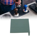 Anti Slip Coffee Tamping Mat Food Grade Silicone Tamper Mat for Home Kitchen Bar Coffee Shop Green