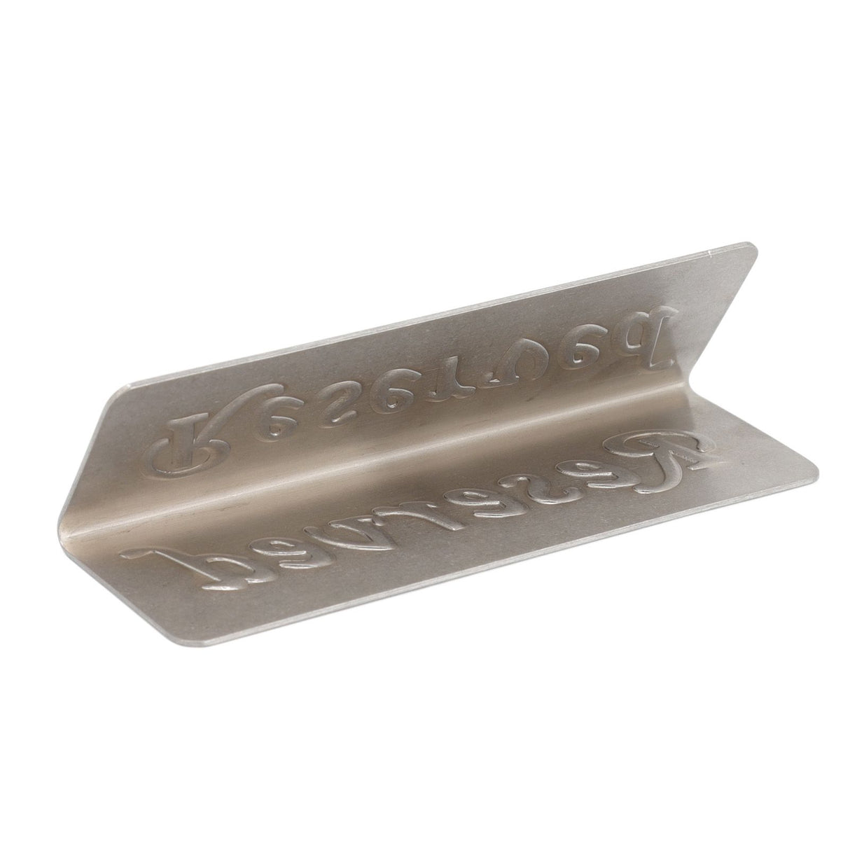 2Pcs Metal Stainless Steel Reserved Sign Double Sided Reserved Table Signs for Restaurants Bar Cafe Tea Room Hotel
