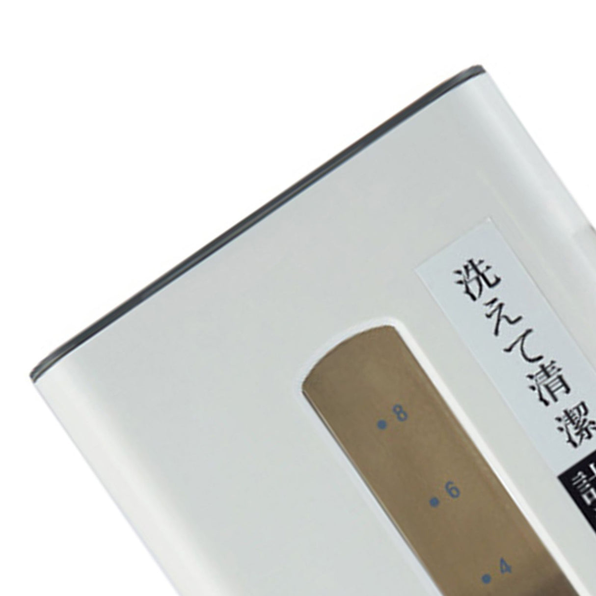 Rice Dispenser Transparent Clear Scale Funnel Type Dust Proof Household Rice Bucket for Soybean Oatmeal L White 7.1 X 16.3 X 16.1in