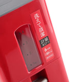 Rice Dispenser Transparent Clear Scale Funnel Type Dust Proof Household Rice Bucket for Soybean Oatmeal S Red 13.4 X 5.9 X 13.8in