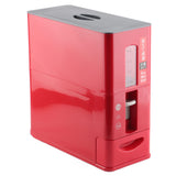 Rice Dispenser Transparent Clear Scale Funnel Type Dust Proof Household Rice Bucket for Soybean Oatmeal S Red 13.4 X 5.9 X 13.8in