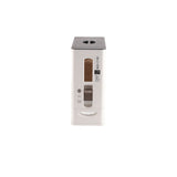 Rice Dispenser Transparent Clear Scale Funnel Type Dust Proof Household Rice Bucket for Soybean Oatmeal S White 13.4 X 5.9 X 13.8in