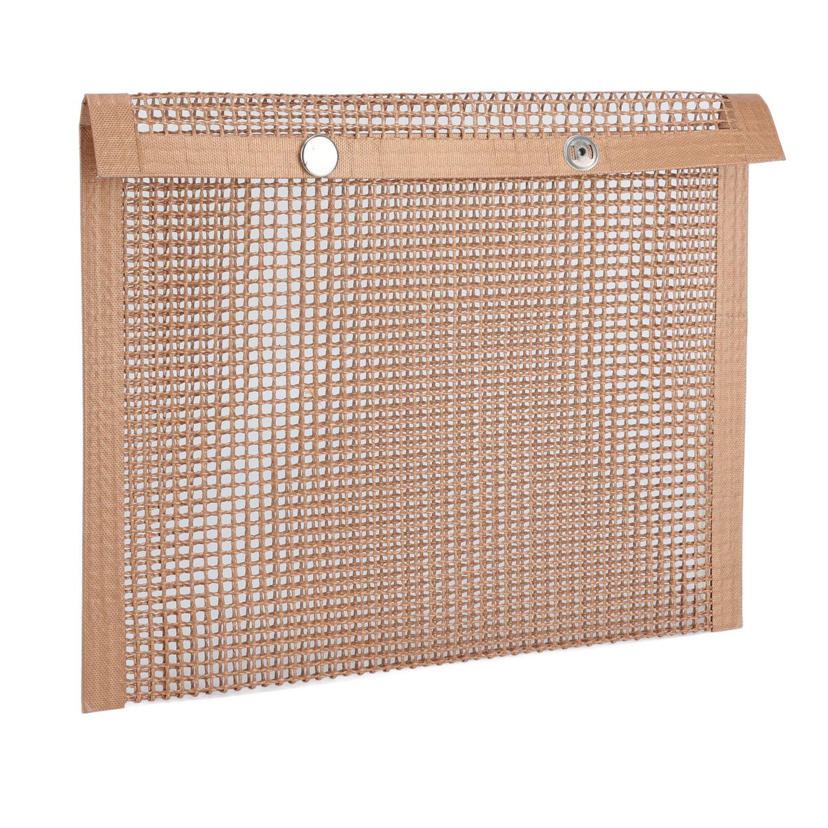 Grilling Pouches Fiberglass Mesh Non Stick High Temperature Resistant BBQ Bags for Kitchen Home