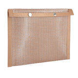 Grilling Pouches Fiberglass Mesh Non Stick High Temperature Resistant BBQ Bags for Kitchen Home