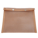 Grilling Pouches Fiberglass Mesh Non Stick High Temperature Resistant BBQ Bags for Kitchen Home