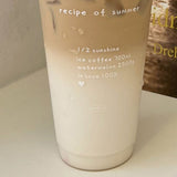 Plastic Coffee Cup Large Capacity Cute Water Cup With Straw Lid for Summer Cold Drinking Recipe of Summer 700ml