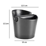 Coffee Knocking Grounds Box ABS Coffee Dump Bin Coffee Ground Knock Container for Home Restaurant 12.5x10x12.1cm