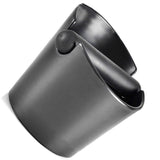 Coffee Knocking Grounds Box ABS Coffee Dump Bin Coffee Ground Knock Container for Home Restaurant 12.5x10x12.1cm - Close-Up Angle