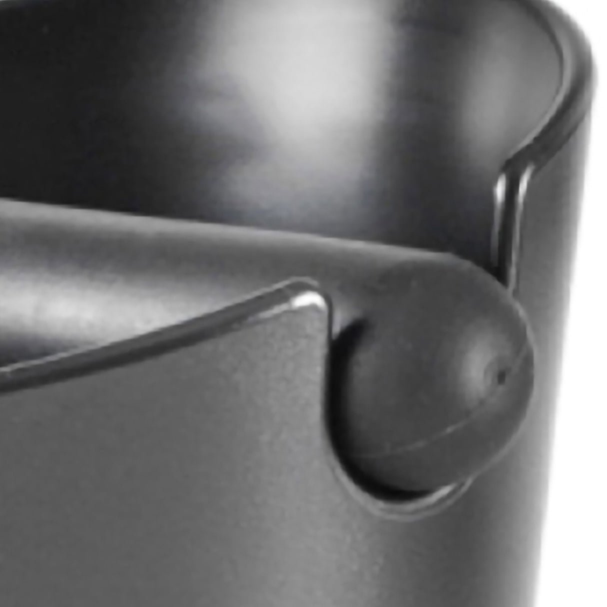Coffee Knocking Grounds Box ABS Coffee Dump Bin Coffee Ground Knock Container for Home Restaurant 16.3x15x13cm