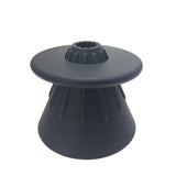Coffee Filter Cup Food Grade Silicone Conical Coffee Dripper with Isolation Ring for Home Black