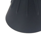 Coffee Filter Cup Food Grade Silicone Conical Coffee Dripper with Isolation Ring for Home Black
