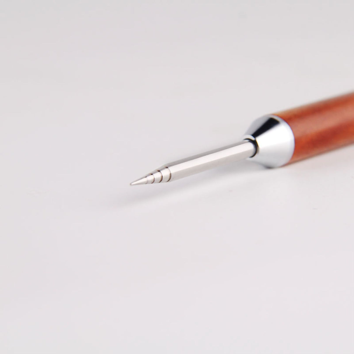 Coffee Art Needle Wood Handle Stainless Steel Latte Carving Pen DIY Coffee Art Tool Pear Wood Handle Coffee Art Needle