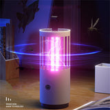 Mosquito Killing Lamp Electric Shock Strong Suction USB Rechargeable Mosquito Trap Lamp Zapping Light for Indoor Outdoor Rechargeable (Electric Shock and Strong Suction to Kill Mosquitoes) USB - Front View