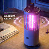 Mosquito Killing Lamp Electric Shock Strong Suction USB Rechargeable Mosquito Trap Lamp Zapping Light for Indoor Outdoor Rechargeable (Electric Shock and Strong Suction to Kill Mosquitoes) USB - Side View