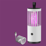 Mosquito Killing Lamp Electric Shock Strong Suction USB Rechargeable Mosquito Trap Lamp Zapping Light for Indoor Outdoor Rechargeable (Electric Shock and Strong Suction to Kill Mosquitoes) USB
