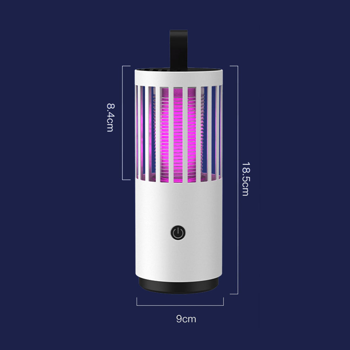 Mosquito Killing Lamp Electric Shock Strong Suction USB Rechargeable Mosquito Trap Lamp Zapping Light for Indoor Outdoor Rechargeable (Electric Shock and Strong Suction to Kill Mosquitoes) USB