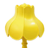 Desk Lamp Retro Lotus Leaf Ingenious Lovely 3 Light Sources Small Table Night Lamp for Girls Bedroom Yellow